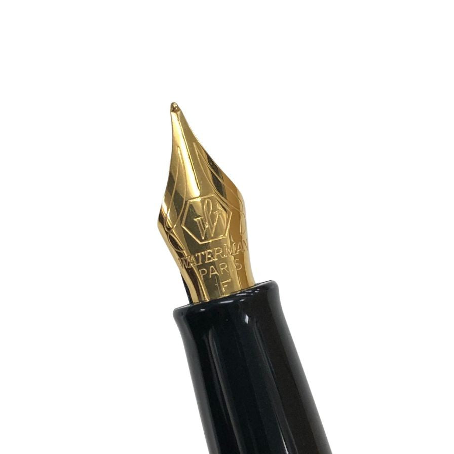 ウォーターマン 万年筆 メトロポリタン エッセンシャル ブラック×ゴールド Fニブ WATERMAN【AFB53】