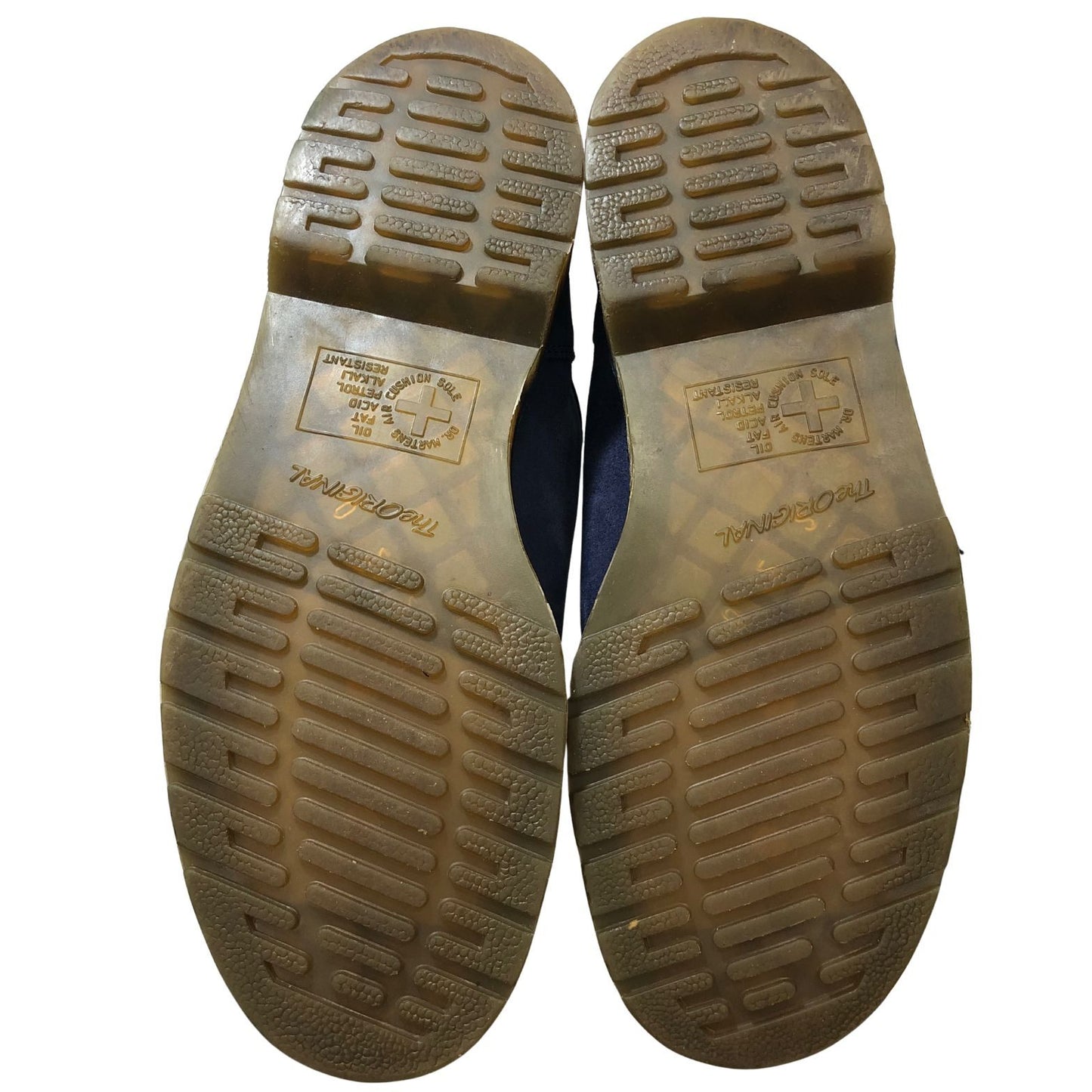 ドクターマーチン レザーシューズ モカシン スエード ネイビー系 メンズ サイズUK10 Dr.Martens 約28.5cm【AFC47】