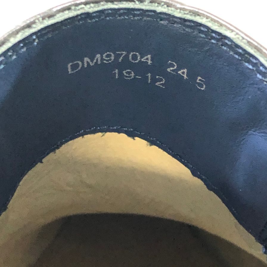 マドラス ビジネスシューズ DM9704 レザー スワールトゥ メンズ ブラック サイズ24.5 madras 約24.5cm【AFC49】