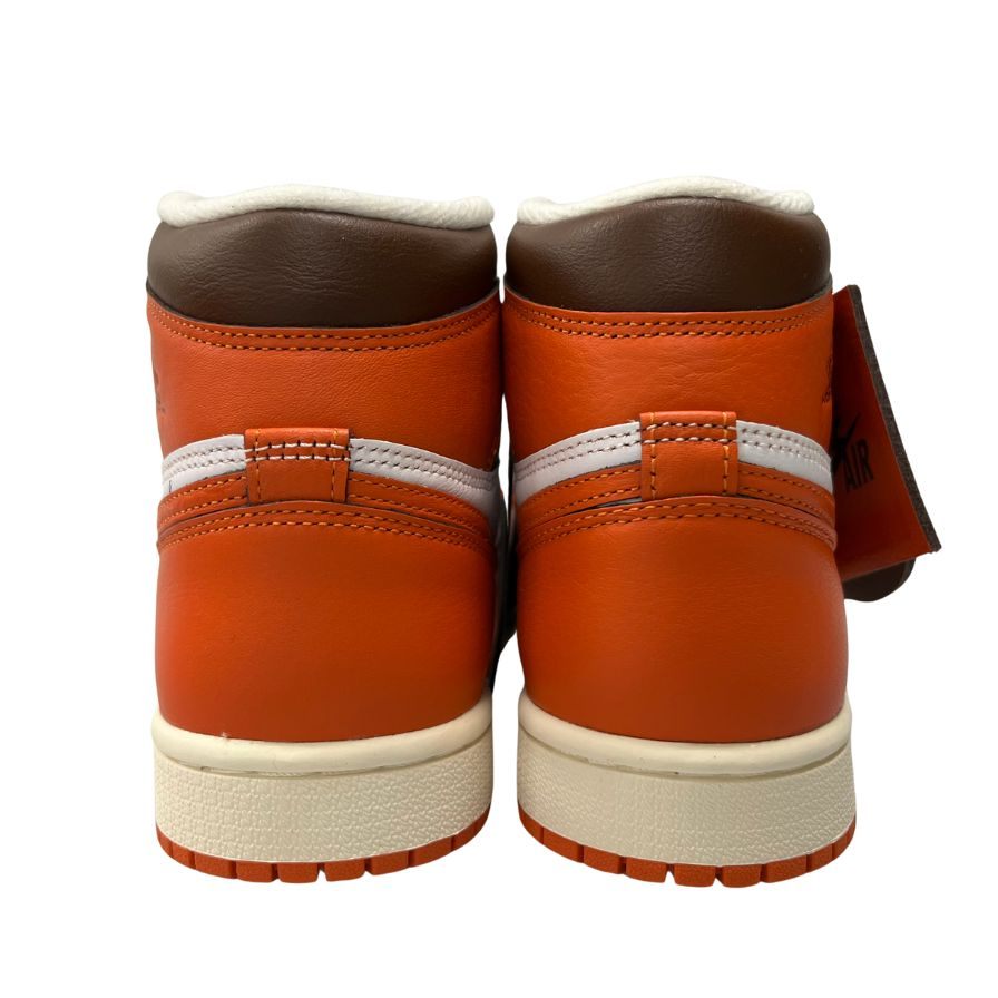 未使用◆ナイキ スニーカー エアジョーダン 1 スターフィッシュ レディース DO9369-101 サイズ22.5cm ホワイト オレンジ NIKE WMNS AIR JORDAN 1 RETRO HI OG Starfish【AFD6】