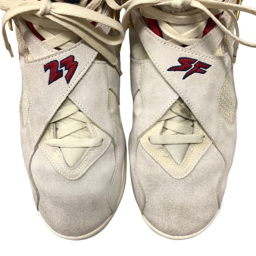 ナイキ ハイカットスニーカー エア ジョーダン 8 レトロ スウェード FJ2850-107 アイボリー メンズ サイズ29.5cm NIKE AIR JORDAN 8 RETRO SP 約29.5cm【AFD15】