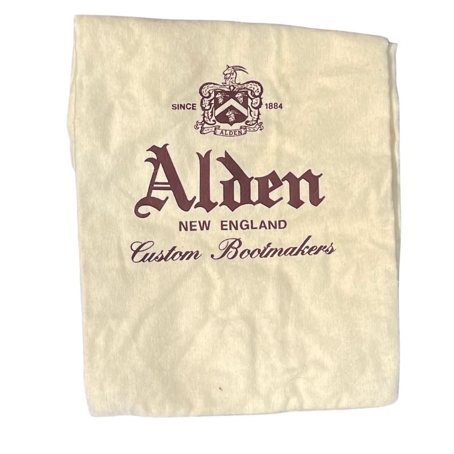 オールデン レザーシューズ 927 旧ロゴ ウイングチップ カーフ ブラウン メンズ サイズUS7.5E ALDEN スエードシューズ 約25.0cm【LA】【中古】
