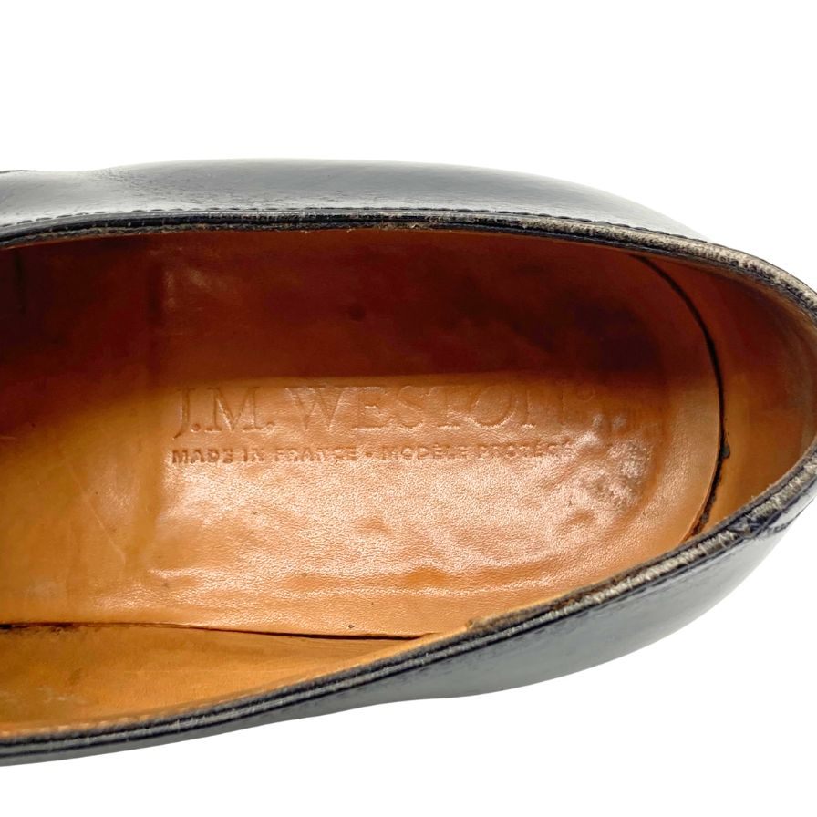 ジェイエムウエストン レザーシューズ 575 ダービー サイズ8C メンズ ブラック J.M. WESTON 約27.5cm【AFC34】