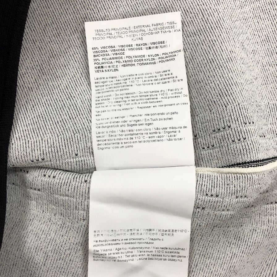極美品◆ヴェルサーチ ジーンズ ノースリーブワンピース ロゴ金具 ブラック レディース US XXSサイズ VERSACE JEANS 【AFB37】