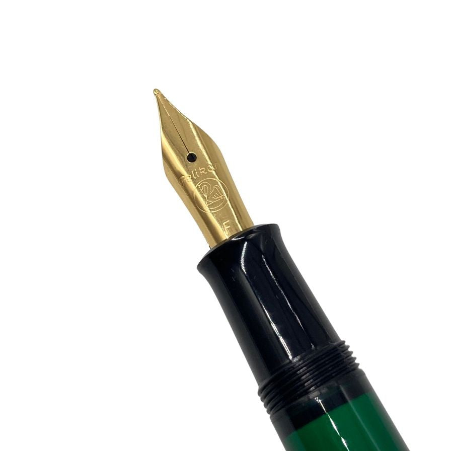 ペリカン 万年筆 クラシック M200 F字 ブラック ゴールド PELIKAN【AFI3】