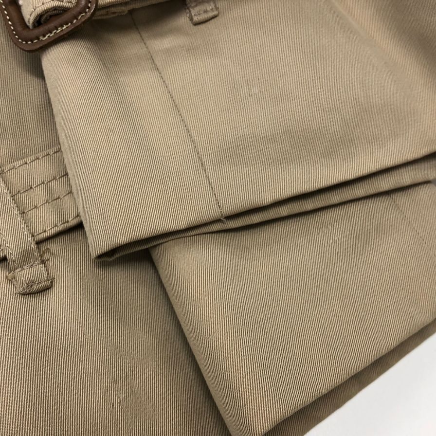 美品◆アクアスキュータム トレンチコート コットン ウール ライナー ロング丈 ベージュ レディース サイズ7F Aquascutum 【AFA1】