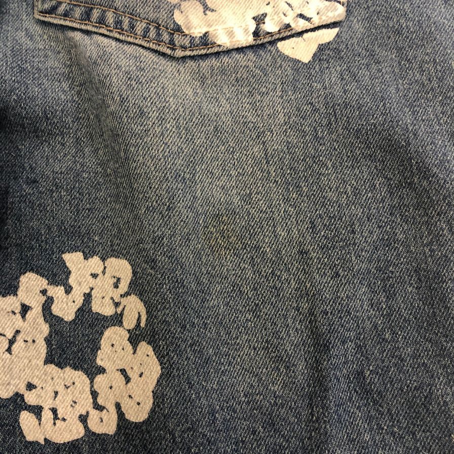 リーバイス×デニムティアーズ フラワープリント デニム メンズ サイズ30 ブルー系 Levi's Denim Tears 【AFB19】