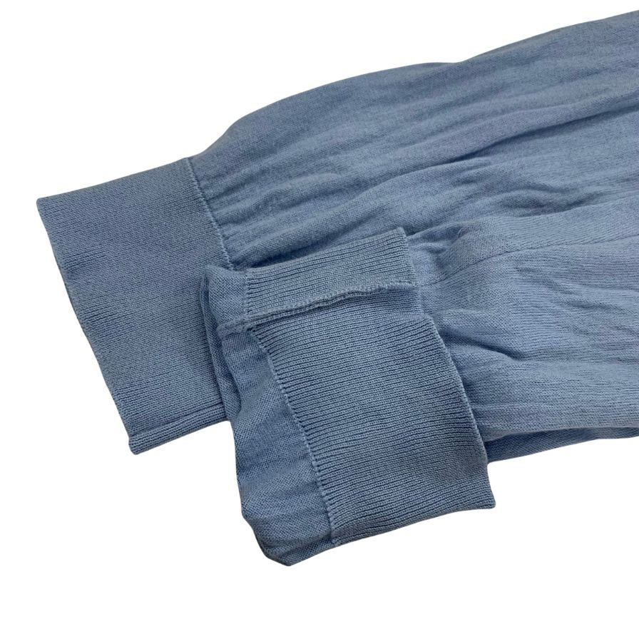 美品◆ジョンスメドレー コットンカーディガン 水色 メンズ サイズL JOHNSMEDLEY 【AFB6】