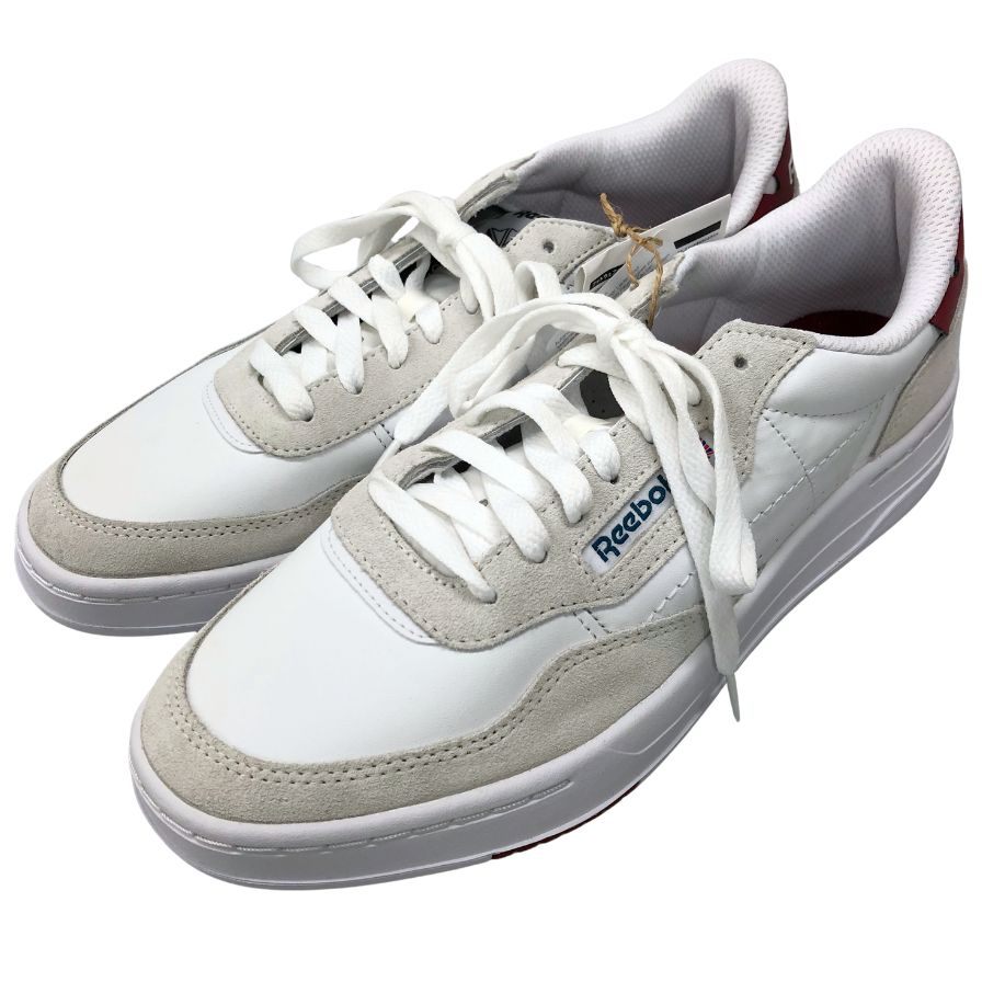 リーボック コートピーク ローカットスニーカー GZ4398 レザー ホワイト メンズ 28.5cm Reebok COURT PEAK 約28.5cm【AFD2】
