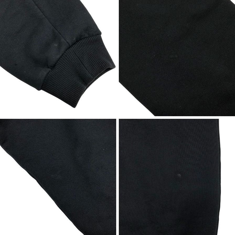 美品◆バレンシアガ パーカー 508205 2018 キャンペーンロゴ プルオーバー メンズ ブラック サイズXS BALENCIAGA 【AFB50】