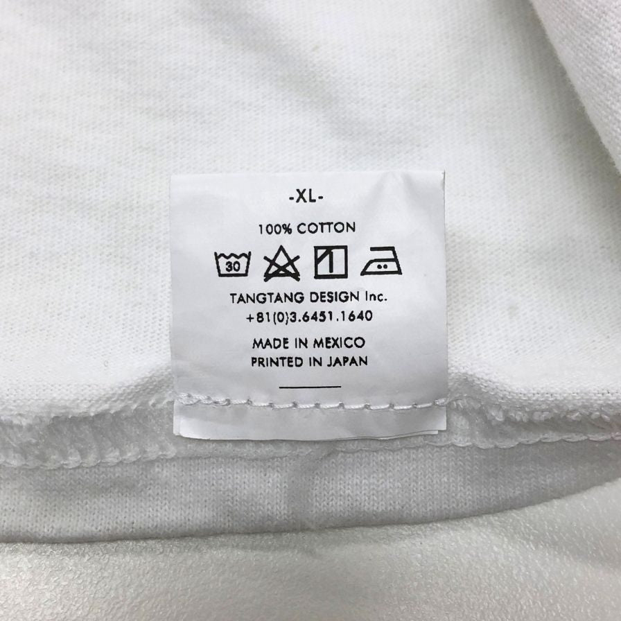 極美品◆タンタン Tシャツ プリント メンズ ホワイト XLサイズ TANGTANG 【AFB47】
