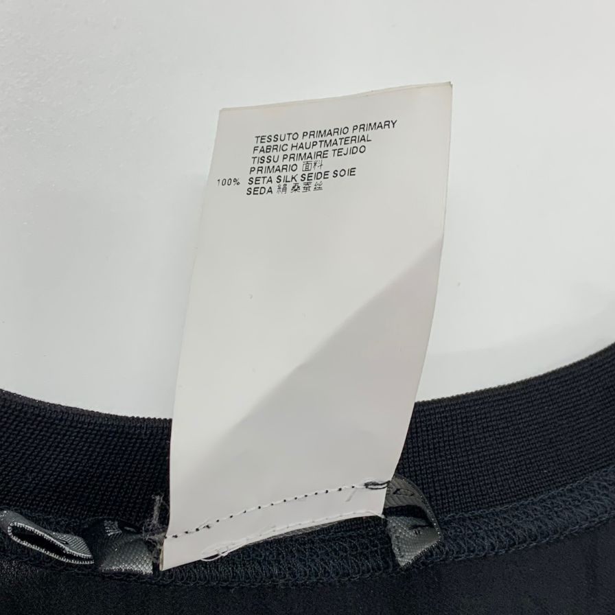 極美品◆ディースクエアードノースリーブトップス タンクトップ シルク100% レディース サイズ42 ブラック Dsquared2 【AFB12】