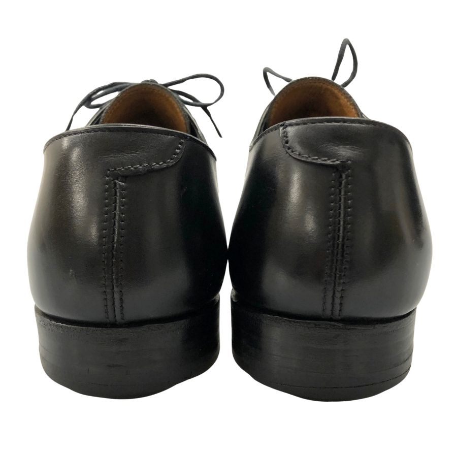 クロケット&ジョーンズ レザーシューズ 外羽根プレーントゥ AINTREE ブラック サイズUK6.5E crokett&jones ビジネスシューズ 約25.5cm【LA】【中古】