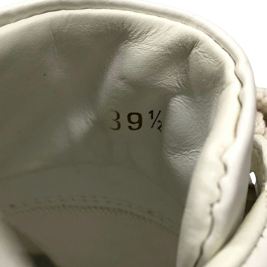 モンクレール スニーカー モナコ レザー レディース サイズ39.5 MONCLER 約26.0cm【AFC31】