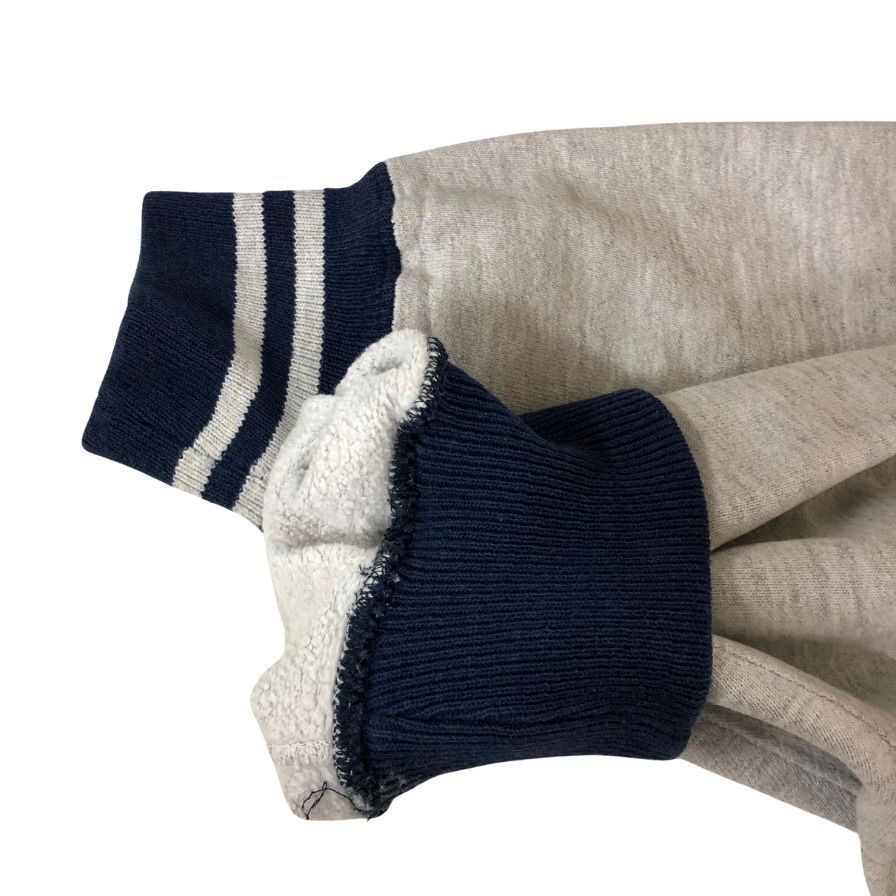 中古◆チャンピオン リバースウィーブ スウェット 90S 刺繍タグ USA製 NEW PORT グレー メンズ サイズXL champion reverse weave 【AFB10】