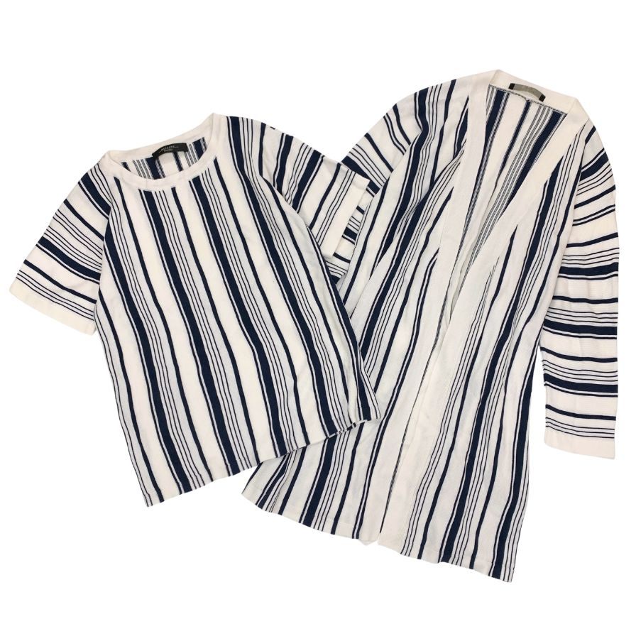 WEEKENDMAX MARA完売商品❢交渉可❢WeekendストライプTシャツ 中古◇ウィークエンド マックスマーラ アンサンブル Tシャツ