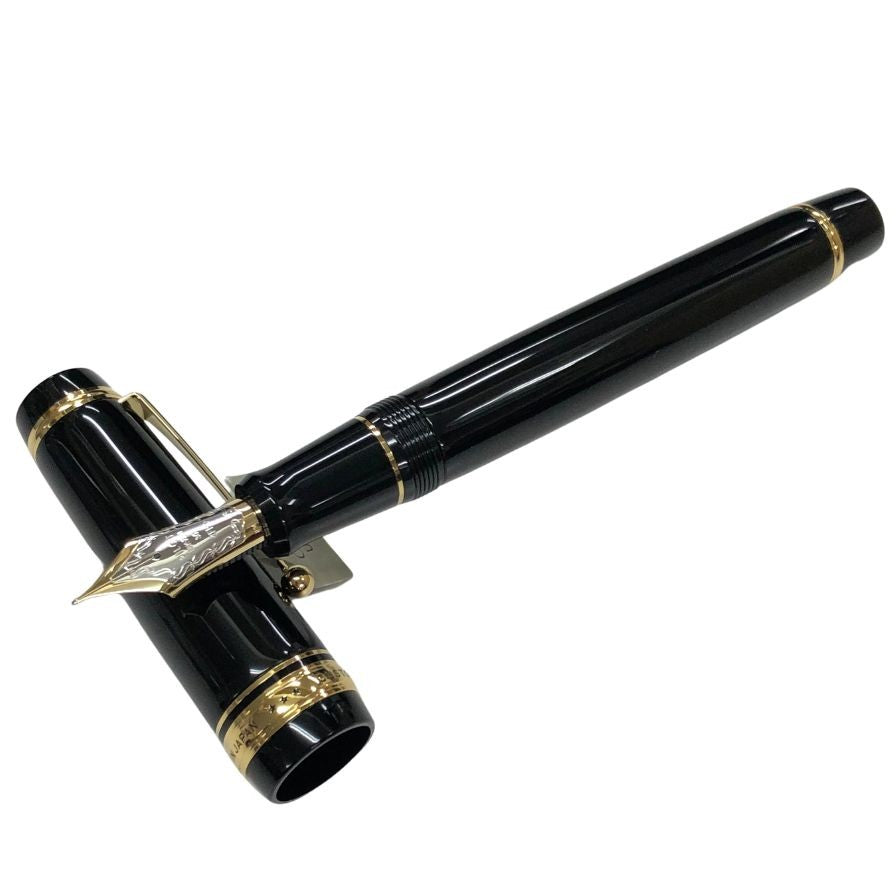 パイロット 万年筆 カスタム 漆 Urushi ペン先18K FKV-88SR-B-FM ブラック ユニセックス PILOT【AFB53】