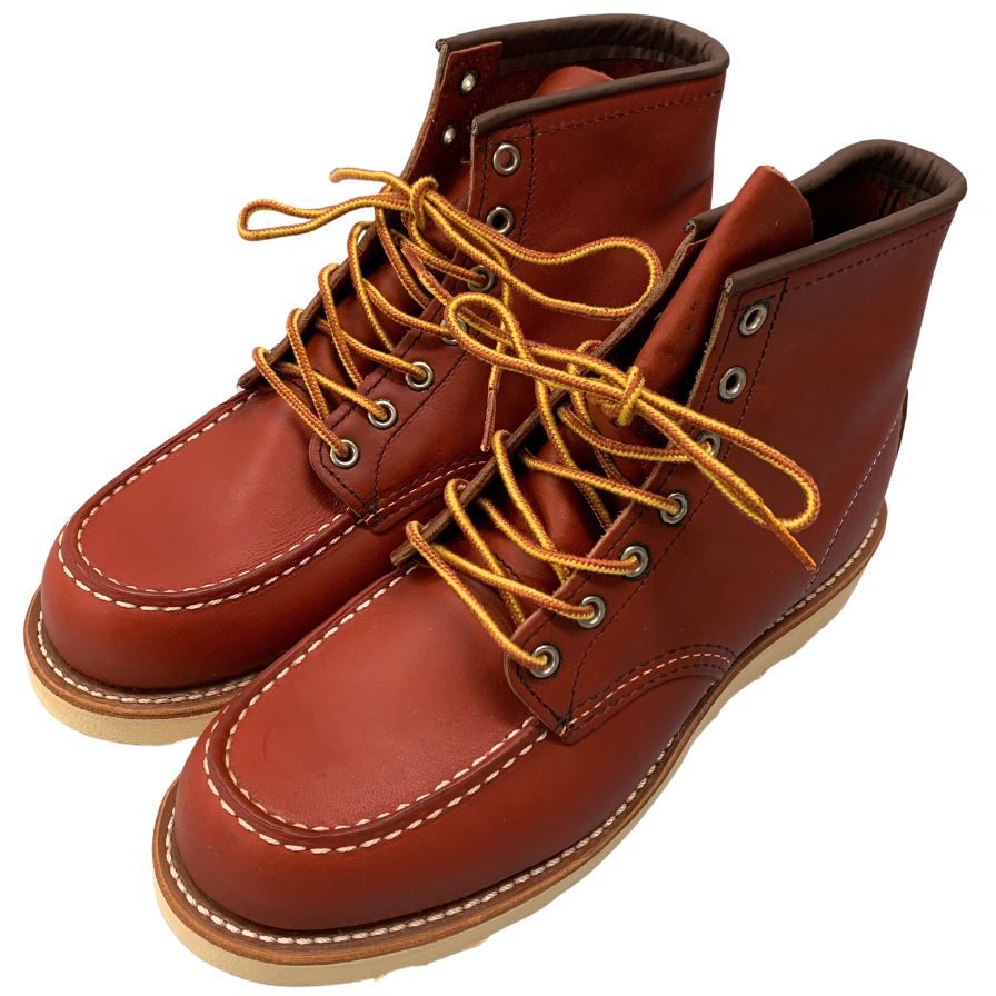 【US7.5E／25.5】レッドウィング 9876 半円犬タグ 復刻 BEAMS US7.5E／25.5】レッドウィング 9876 半円犬タグ 復刻 BEAMS（RED