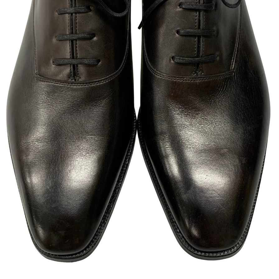 ジョンロブ レザーシューズ ベケッツ ストレートチップ カーフ ブラック UK11E メンズ 革靴 JOHN LOBB BECKETTS CALF ビジネスシューズ 約29.5cm【LA】【中古】