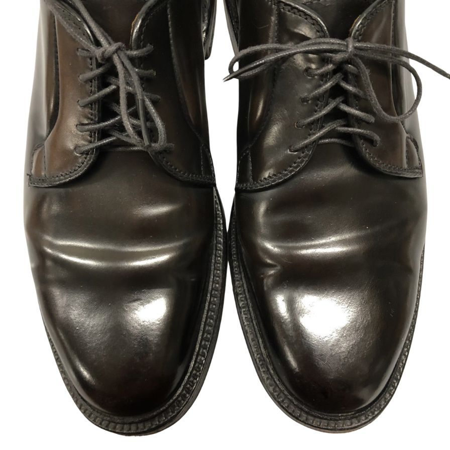 オールデン レザーシューズ プレーントゥ コードバン 9901 ブラック メンズ サイズ8 Alden ビジネスシューズ 約26.0cm【LA】【中古】