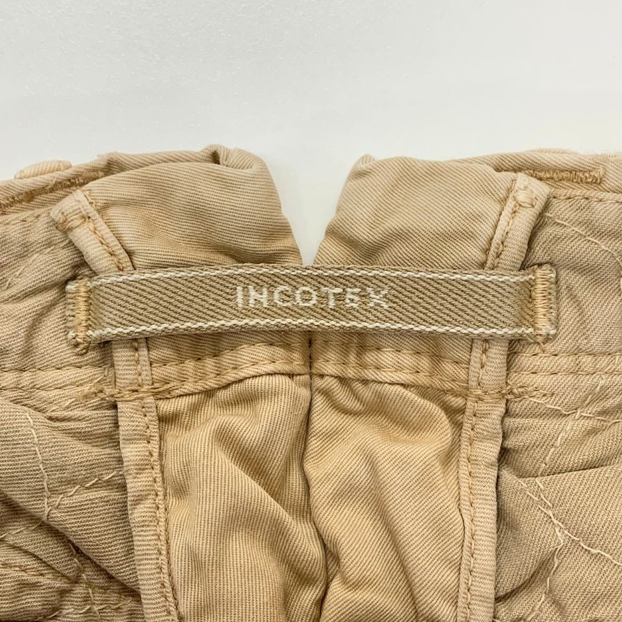 インコテックス チノパンツ スリムフィット ベージュ ルーマニア製 メンズ サイズ33 INCOTEX 【AFB16】