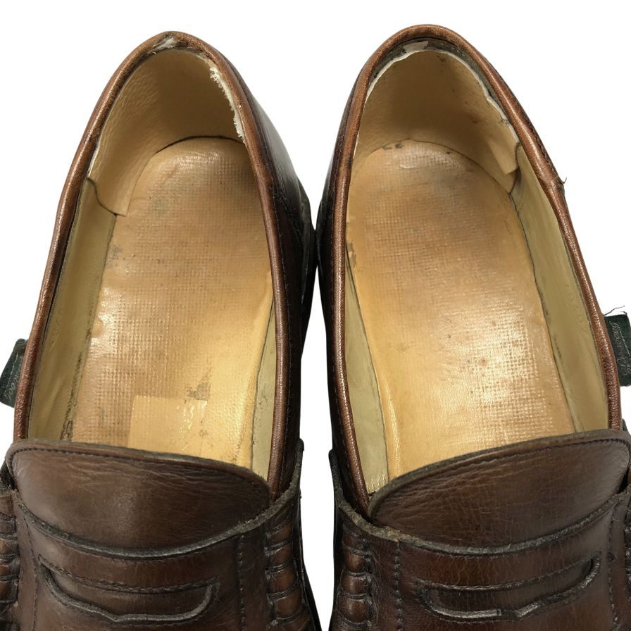 パラブーツ コインローファー ランス メンズ サイズ7F ブラウン Paraboot REIMS 約25.5cm【AFC3】