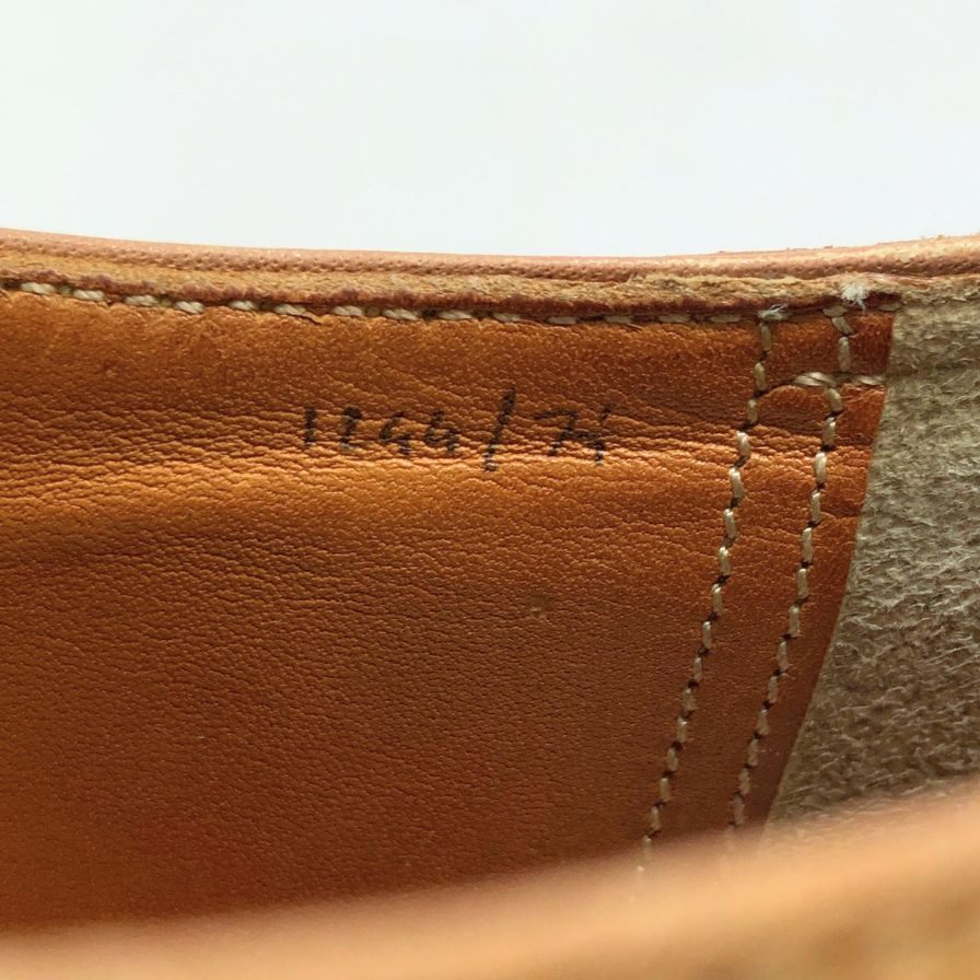 レクレルール グットイヤー プレ―ントゥー メンズ サイズ 7ハーフ ブラウン LECLAIREUR 約25.5cm【AFC31】