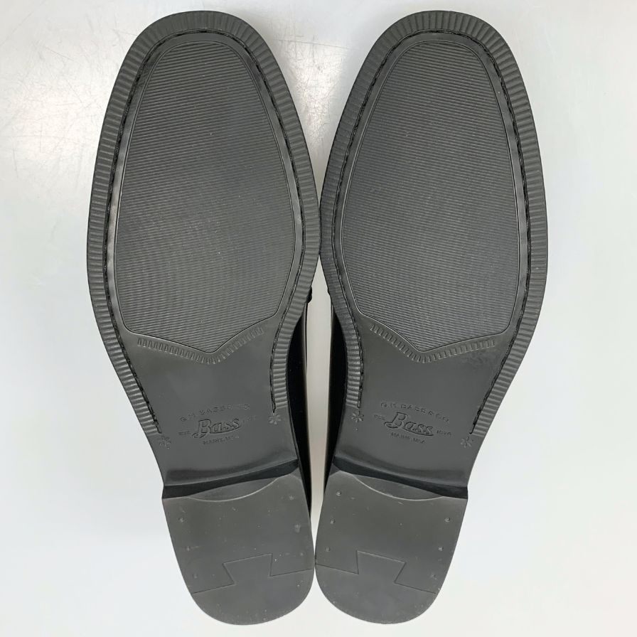 ジーエイチバス ローファー ウィージャンズ ラーソン サイズ10.5 メンズ ブラック G.H.Bass&Co. WEEJUNS LARSON ローファー 約29.0cm【LA】【中古】