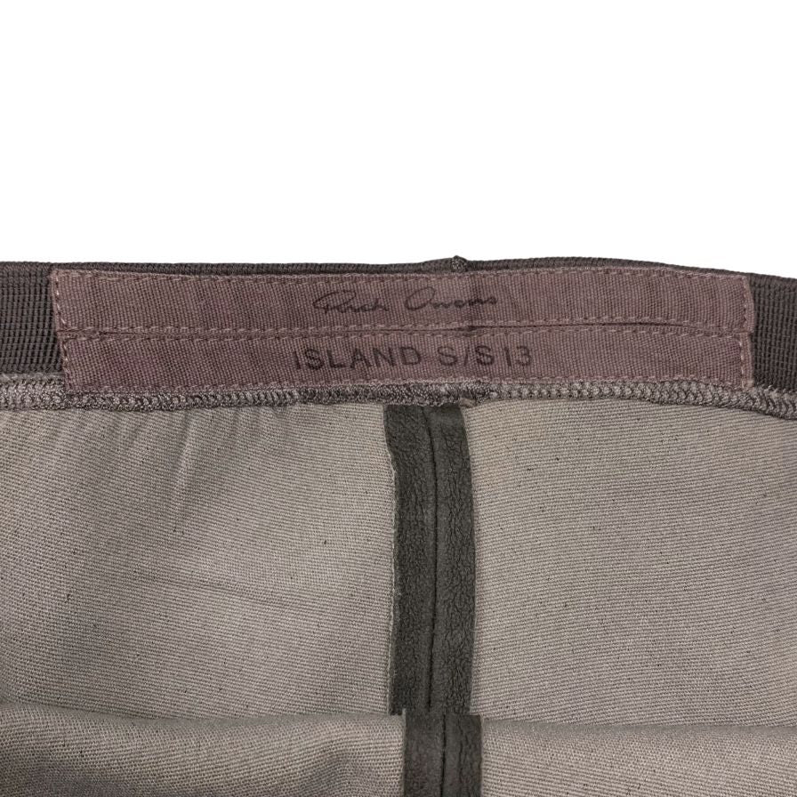 リックオウエンス レギンス ロングパンツ ラムスキン レディース ISLAND S/S 13 2013 サイズ USA4 グレー Rick Owens 【AFB32】