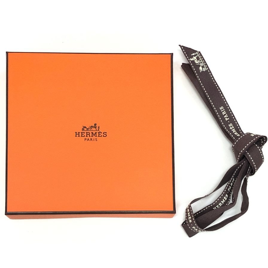 エルメス ハンカチ コットン100% ブルー系 レディース HERMES