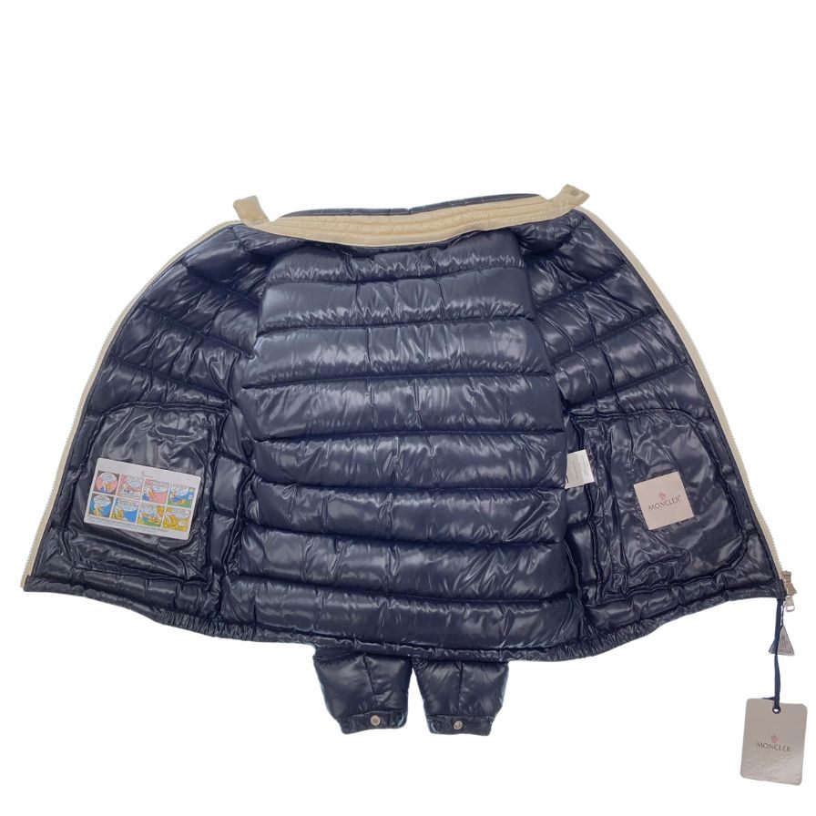 新品同様◆モンクレール ダウンジャケット AUBERT スタンドカラー 18AW ブラック サイズ4 MONCLER メンズ【AFA12】