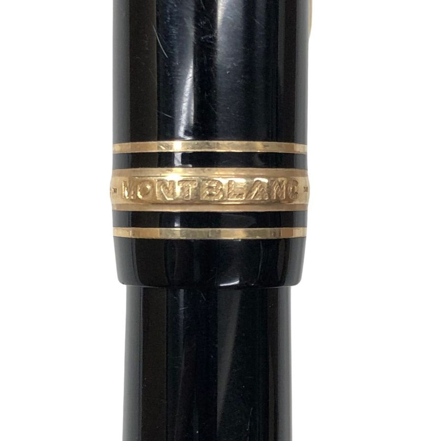 モンブラン 万年筆 マイスターシュテュック 4810 No.146 ペン先14C 585 ブラック×ゴールド MONTBLANC【AFI11】