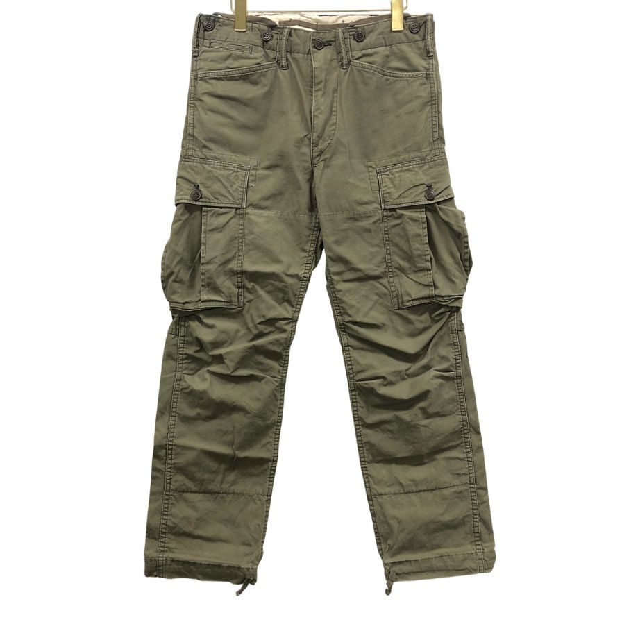 ダブルアールエル カーゴパンツ コットン サイズW30L30 メンズ カーキ RRL 【AFB43】