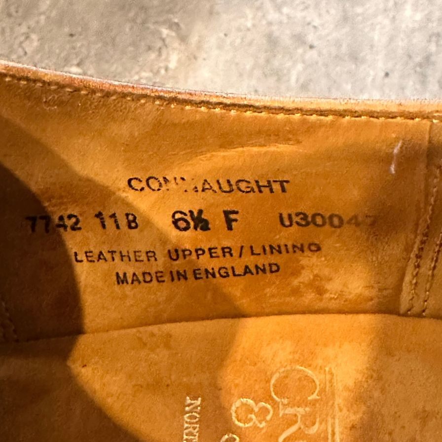 クロケット&ジョーンズ ストレートチップ コノート 236ラスト ブラウン サイズUK6.5F メンズ CROCKETT&JONES ビジネスシューズ 約25.0cm【LA】【中古】