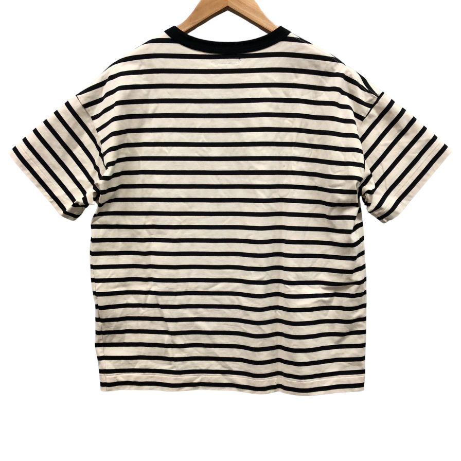 アボンタージ ビームスF別注 Tシャツ ボーダー ポケット ブラック メンズ サイズL A VONTADE BEAMS F【LA】