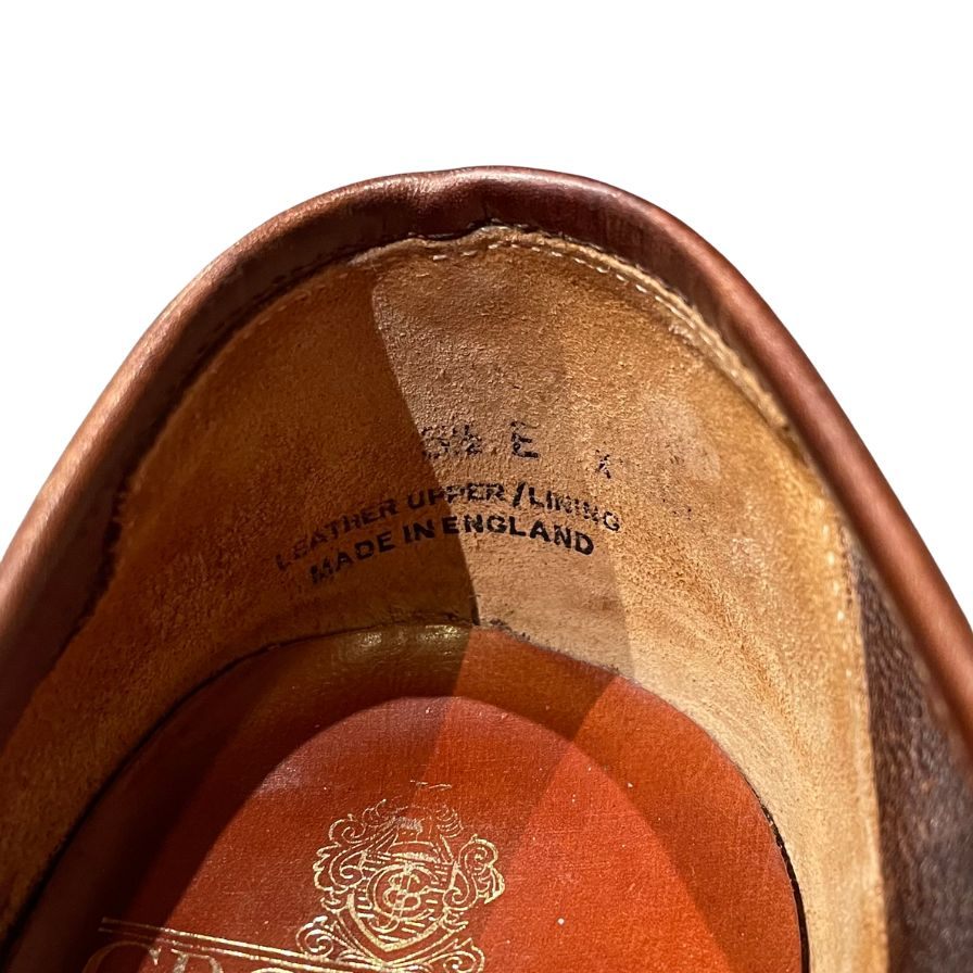 クロケット&ジョーンズ ローファー カムデン ビームスF別注 スエード ダークブラウン メンズサイズUK5.5E CROCKETT&JONES CAMDEN ローファー 約24.0cm【LA】【中古】