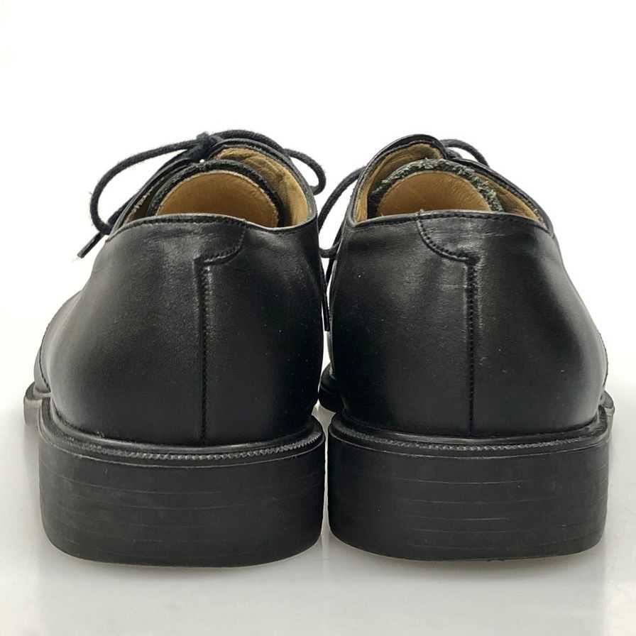 バリー レザーシューズ プレーントゥ 57351 メンズ ブラック サイズ8 BALLY 約26.5cm【AFC8】
