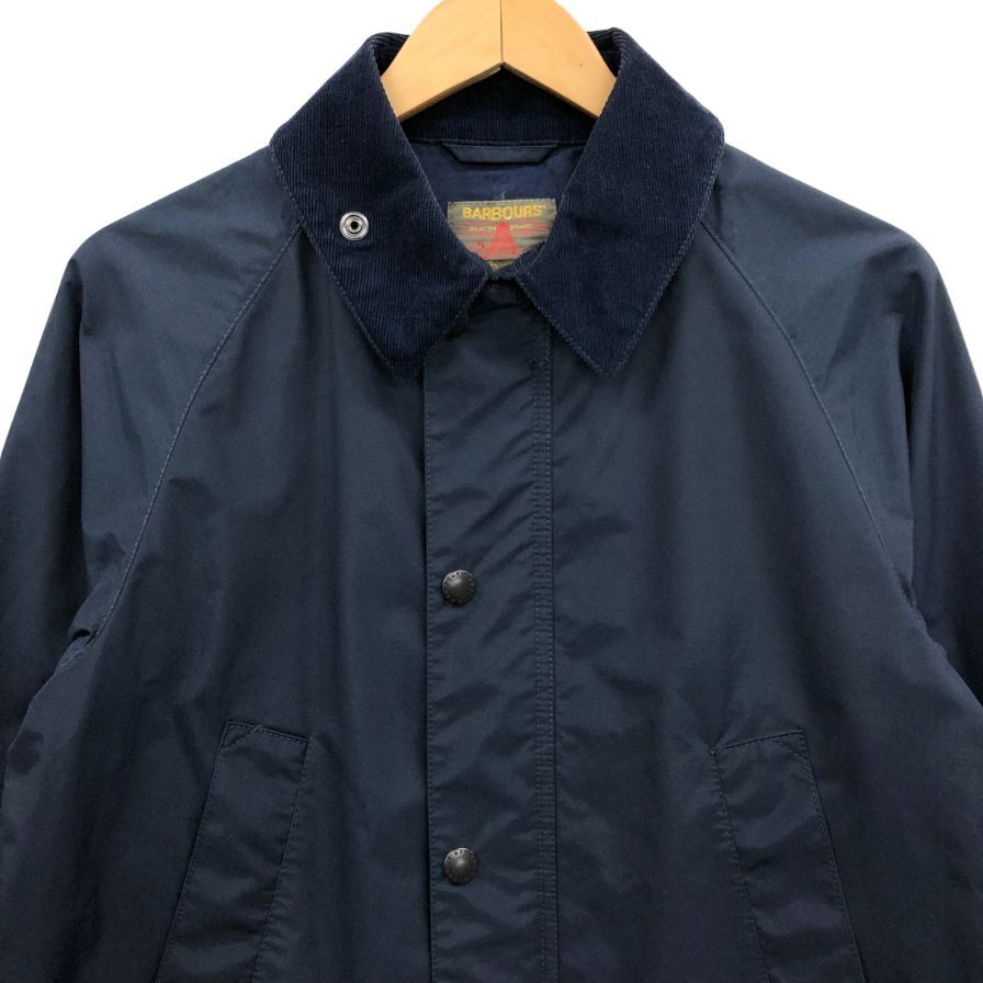 中古◆バブアー サウスシールド ナイロンビューフォート ノンオイル ジャケット 1501057 メンズ L ネイビー Barbour 【AFB32】