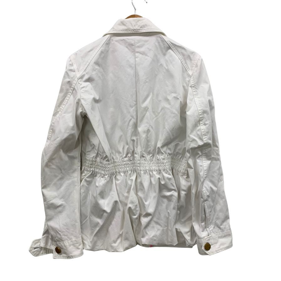 中古◆ディースクエアード ジャケット 裏地 花柄 総柄 S75BN0810 S41794 コットン ホワイト メンズ サイズ46 DSQUARED2 【AFA2】