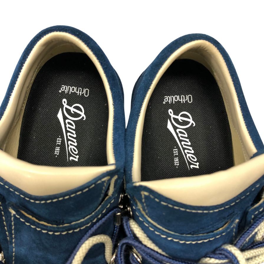 ダナー×THREE WOOD別注 マウンテンリッジ ロー レザーブーツ D4007Z メンズ サイズUS8 ネイビー Danner 約26.0cm【AFD9】