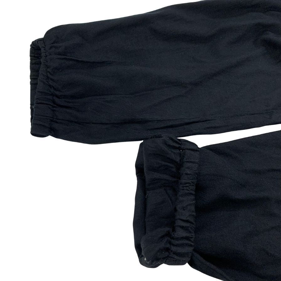 極美品◆コモリ シルクネル ドローストリングパンツ X01-03013 メンズ サイズ2 ブラック COMOLI SILK FLANNEL PANTS 【AFB8】