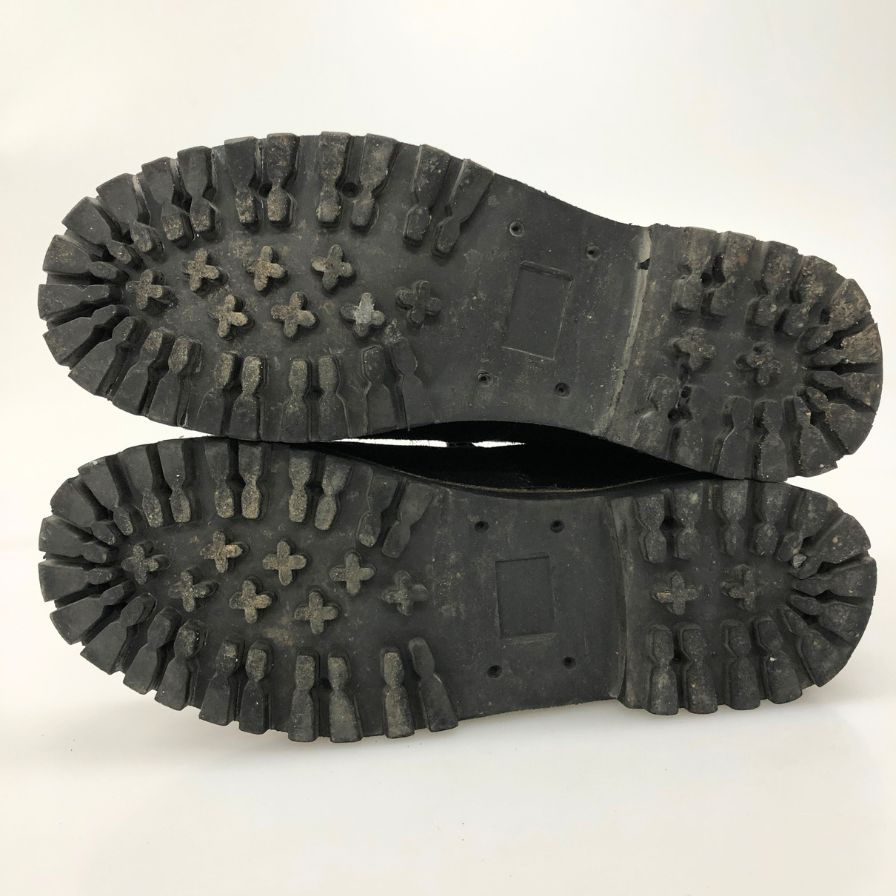 エディフィス×セボ トレッキングブーツ スエード ダブルステッチ メンズ ブラック サイズ41A EDIFICE × CEBO 約26.0cm【AFC40】