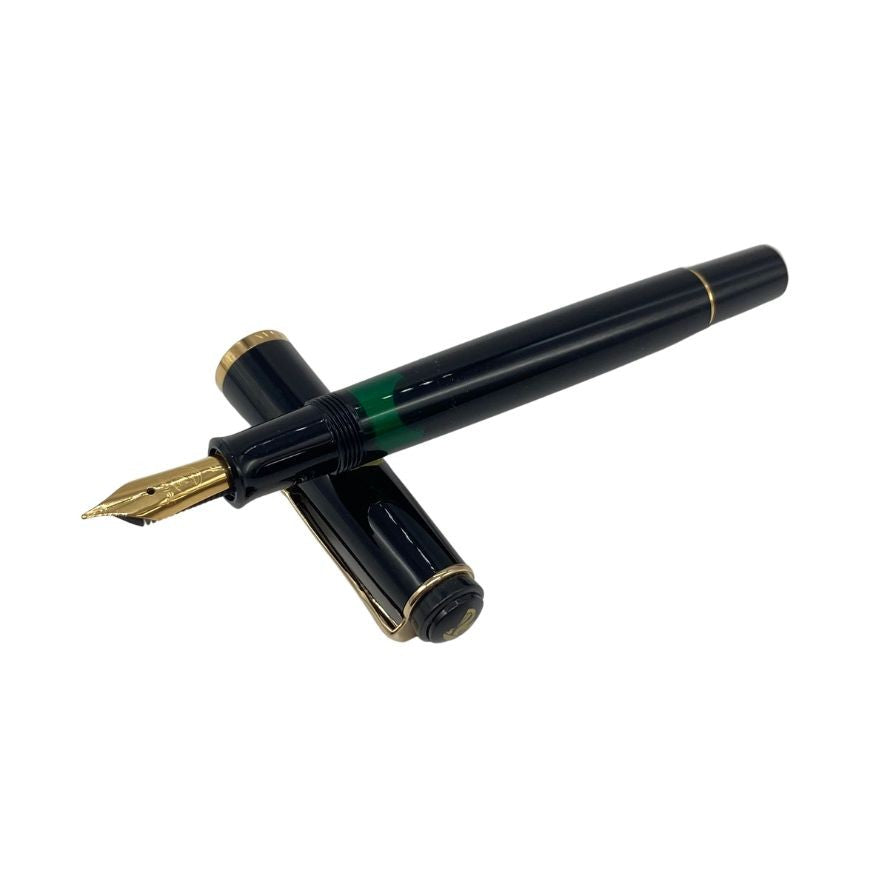 ペリカン 万年筆 クラシック M200 F字 ブラック ゴールド PELIKAN【AFI3】