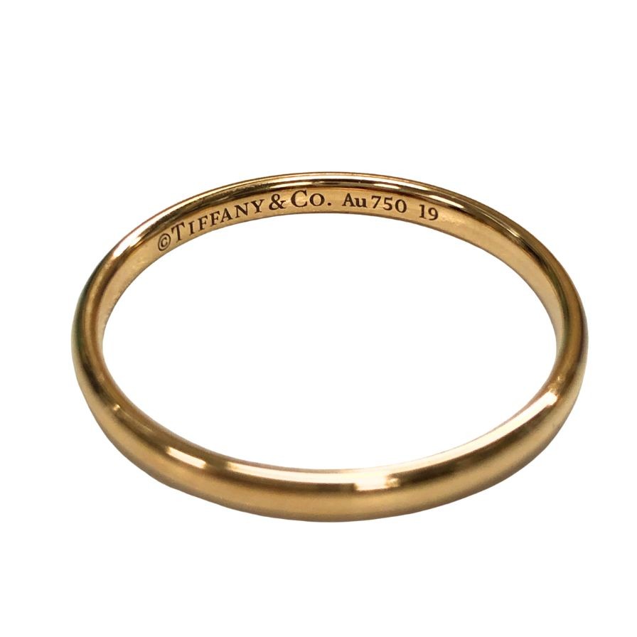 ティファニー リング クラシックバンド Au750 19号 TIFFANY&Co.