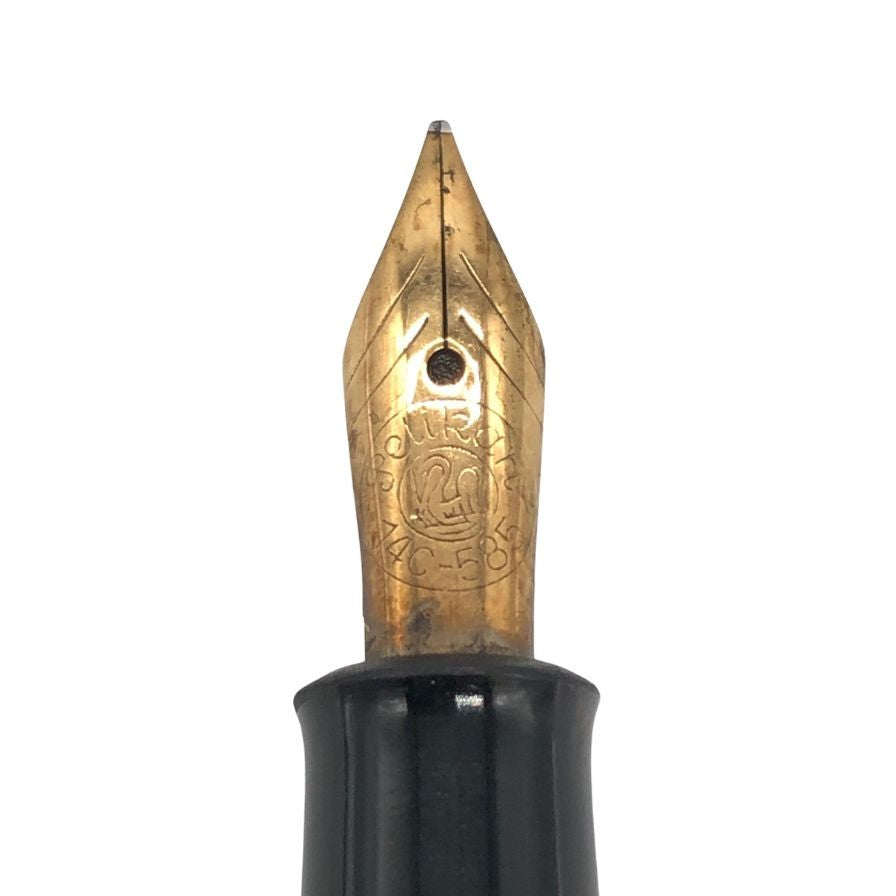 中古◆ペリカン 万年筆 スーベレン ペン先 74C-585 ブラック系 PELIKAN SOUVERAN【AFI3】