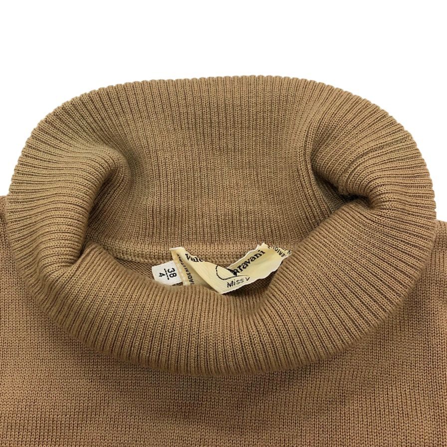 中古◆ヴァレンティノ タートルネック ウール ニット レディース ブラウン サイズ38 VALENTINO GARAVANI 【AFB41】