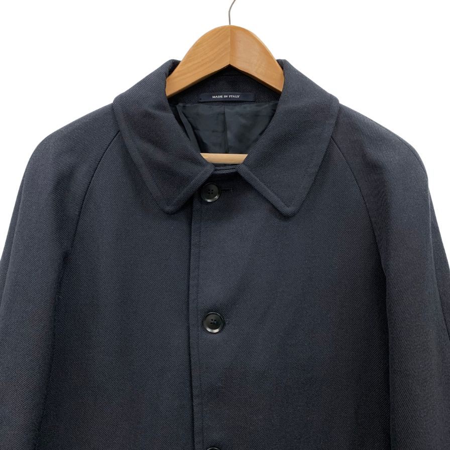 美品◆タリアトーレ バルマカーンコート LARS サイズ48 メンズ ブラック TAGLIATORE 【AFA11】