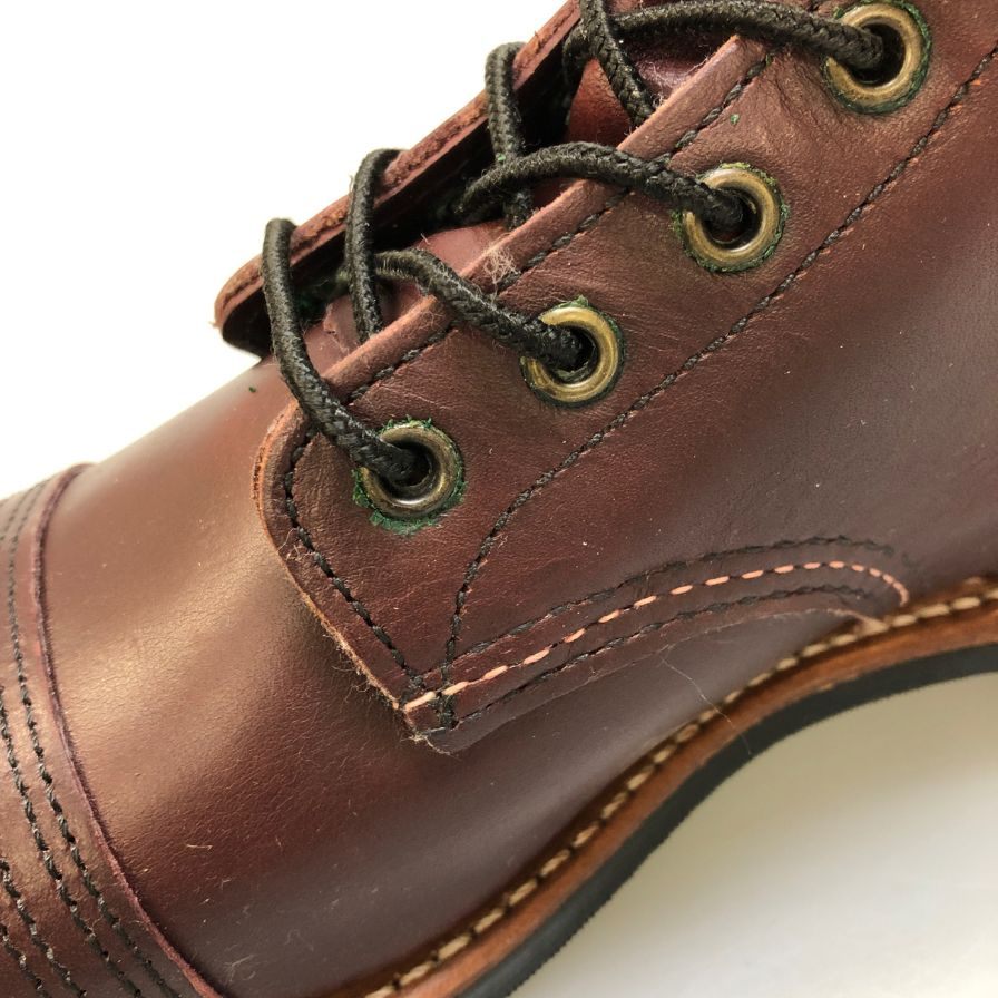 レッドウイング アイアンレンジャーブーツ ストレートチップ 8119 レッド サイズUK8 RED WING 約26.0cm【AFD15】