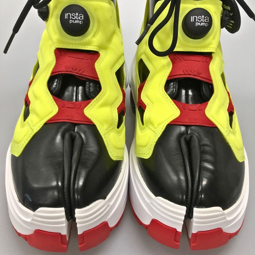 メゾンマルジェラ リーボック スニーカー Tabi Instapump Fury Hi S34WU0024 イエロー系 レディース サイズ41 Maison Margiela Reebok 約26.0cm【AFD7】