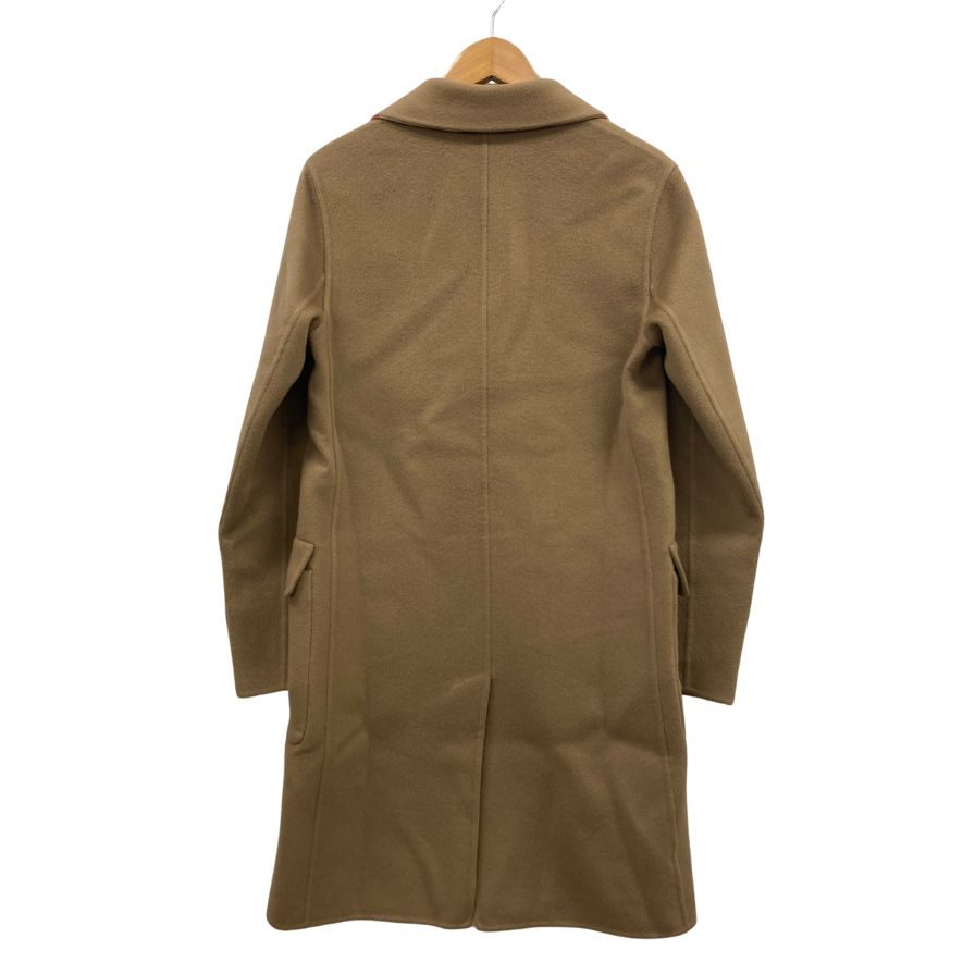 極美品◆バーバリー ロンドン ダブルブレスト コート カシミア100% イタリア製 ブラウン メンズ サイズ46 BURBERRY LONDON 【AFA17】